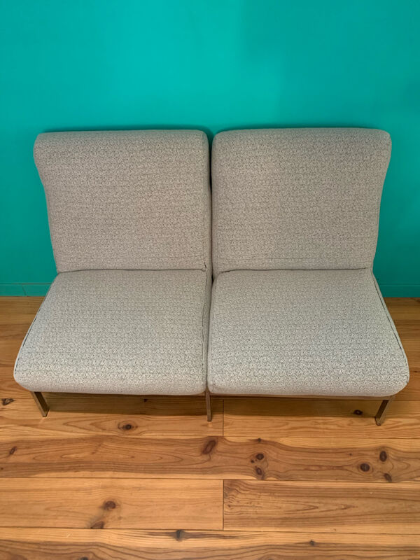 Banquette Chauffeuse Vintage Space Age