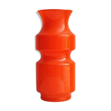 Vintage vase in orange glass