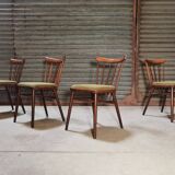 Suite of 4 chairs Antonin Suman for Tatra Nabytok 1960