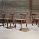 Suite de 4 chaises Antonin Suman pour Tatra Nabytok 1960
