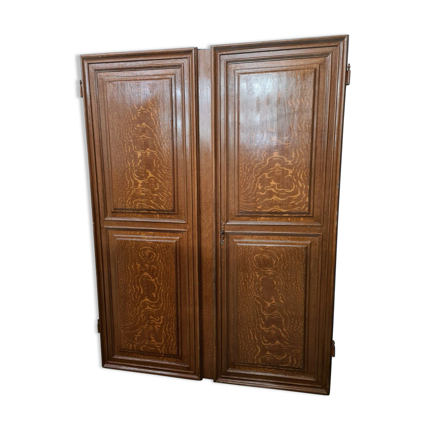 Pair of oak doors