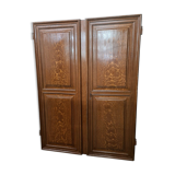 Paire de portes en chêne