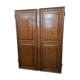 Paire de portes en chêne