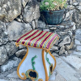 Italian ceramic garden stool