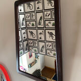 Mid-Century asymmetrical mirror