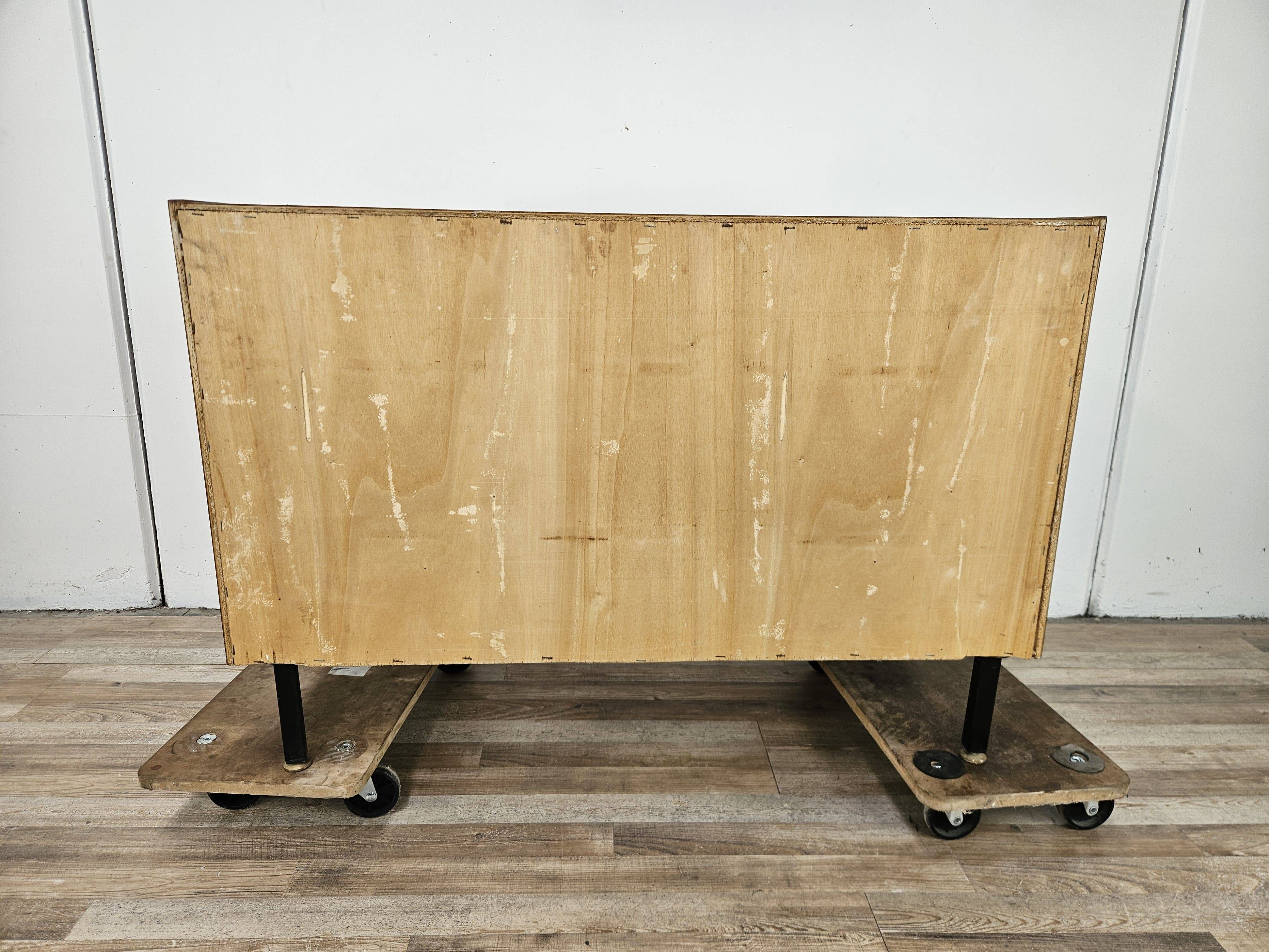 1960s teak three-drawer chest of drawers