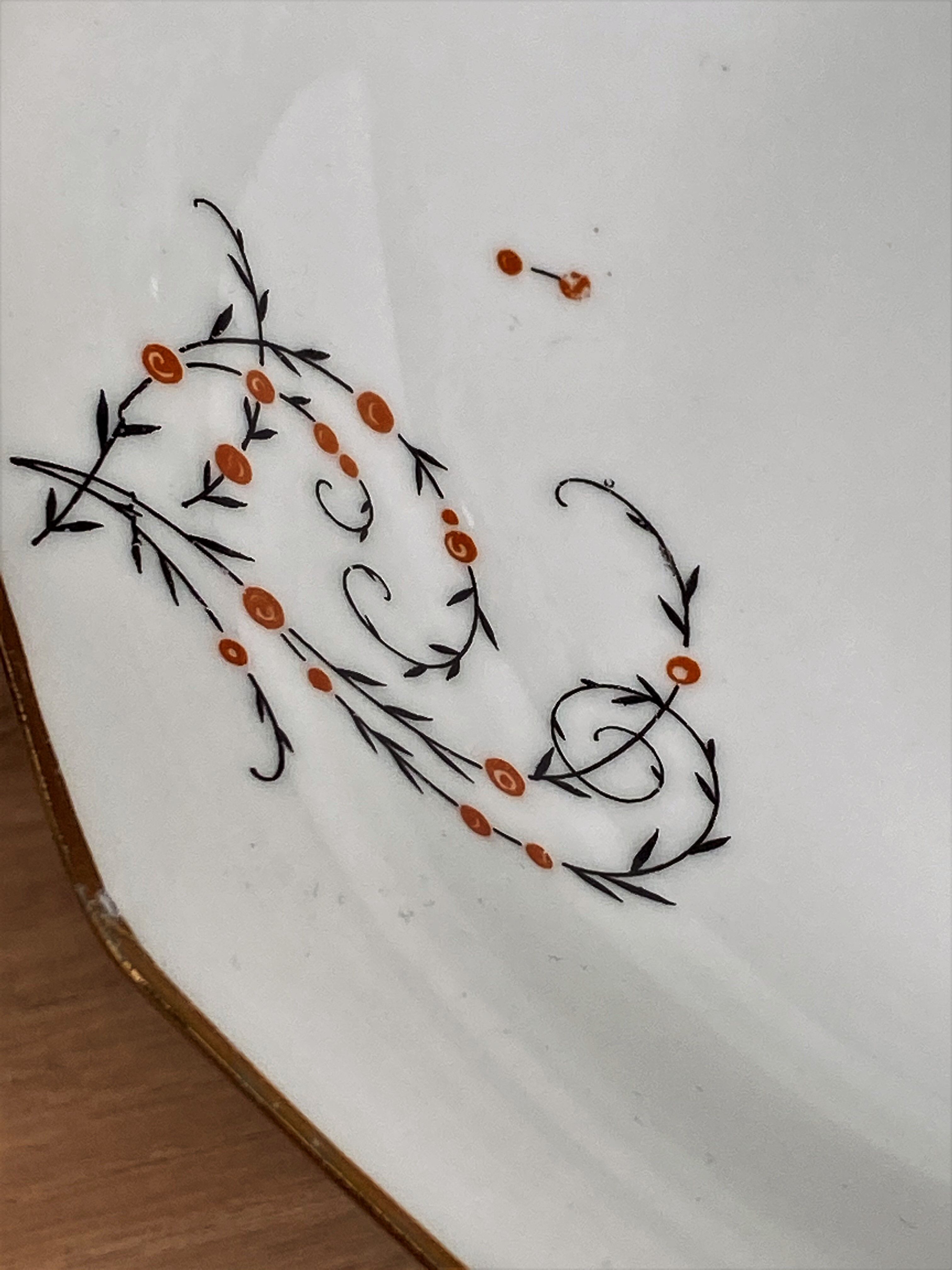 Limoges porcelain compotier