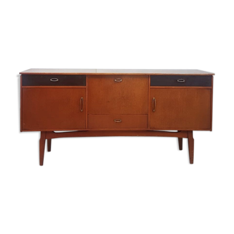 Vtg Mid Century 50s Sideboard Cocktail Drinks Cabinet Italian Design Retro