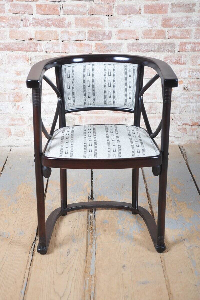 Art Nouveau Seating Set in Beech from J.F.M. Hoffmann, Austria, 1910s, Set of 3