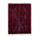 Modern Moroccan carpet dark red
