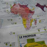 Carte scolaire la Décolonisation/Les Empires Coloniaux MDI - 1988