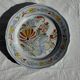 Antique decorative plate IB Quimper with polychrome floral decoration D24