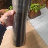 Large designer stainless steel vase