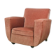 Vintage old pink single seat / armchair / club seat