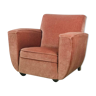 Vintage old pink single seat / armchair / club seat