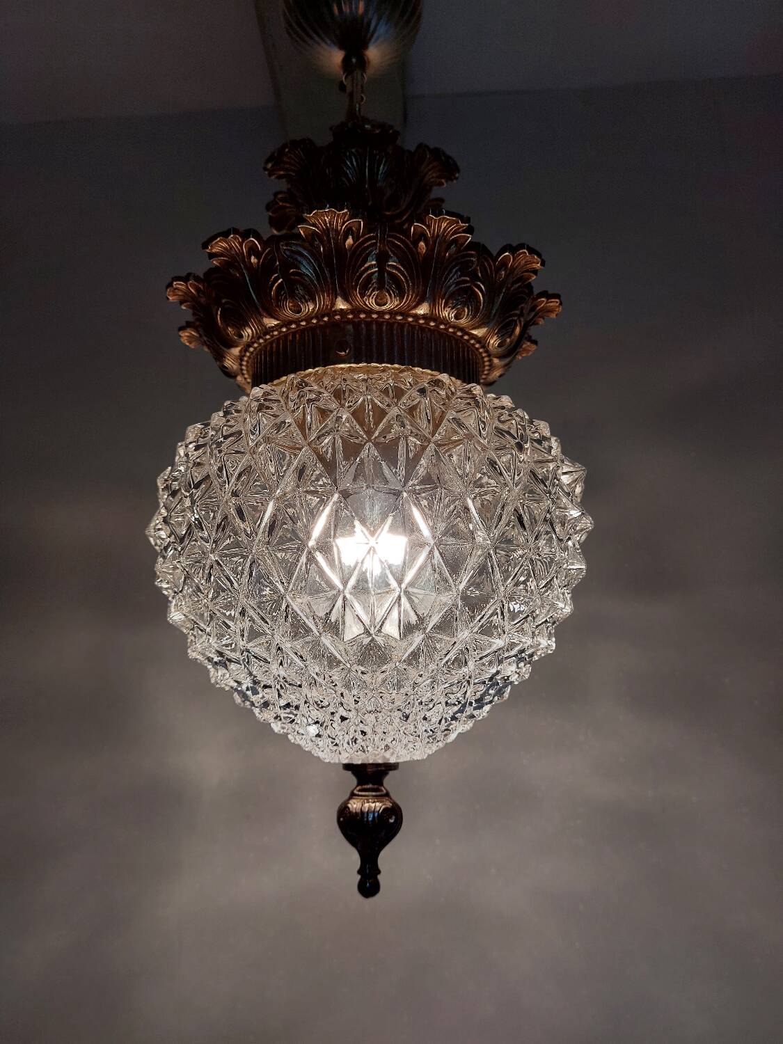 Art Nouveau ceiling chandelier