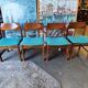 Four vintage Italian chairs from the 1980s