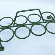 Lassi Glass Holder Green Lassi Glass Door or Chai Metal Iron India