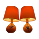 Pair of 1970s ceramic table lights by Bjorn Wiinblad for Rosenthal