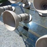 Set of 6 Lita adjustable spotlight wall lamps from the 70s