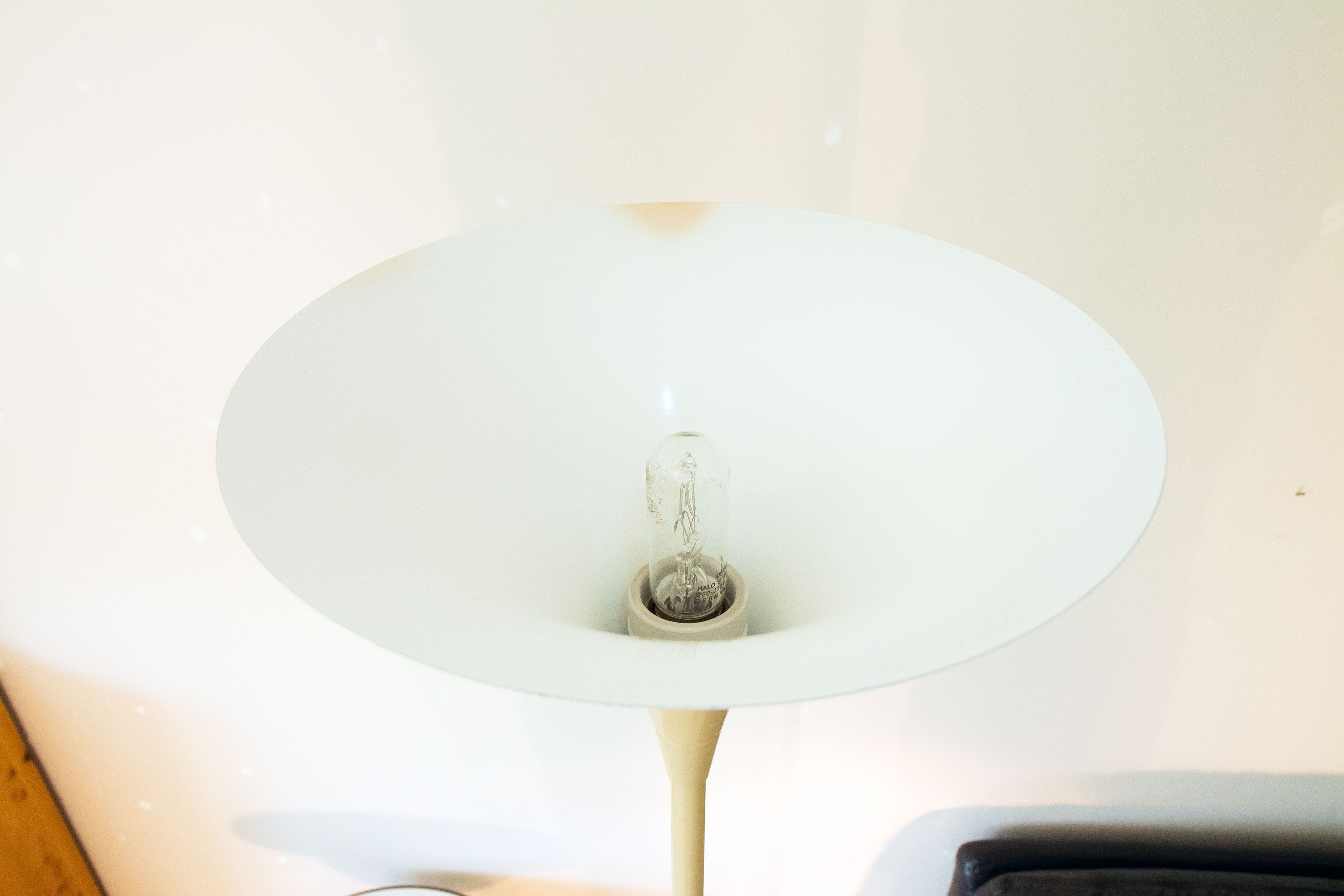 Trumpet floor lamp 1980