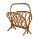 Rattan magazine holder 1950s