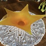 Star in orange glass paste