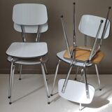 Set of 4 formica chairs