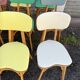 (lot) 14 Heart Compass Multicoloured Chairs
