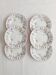 Set of 6 dessert plates Churchill, briar rose