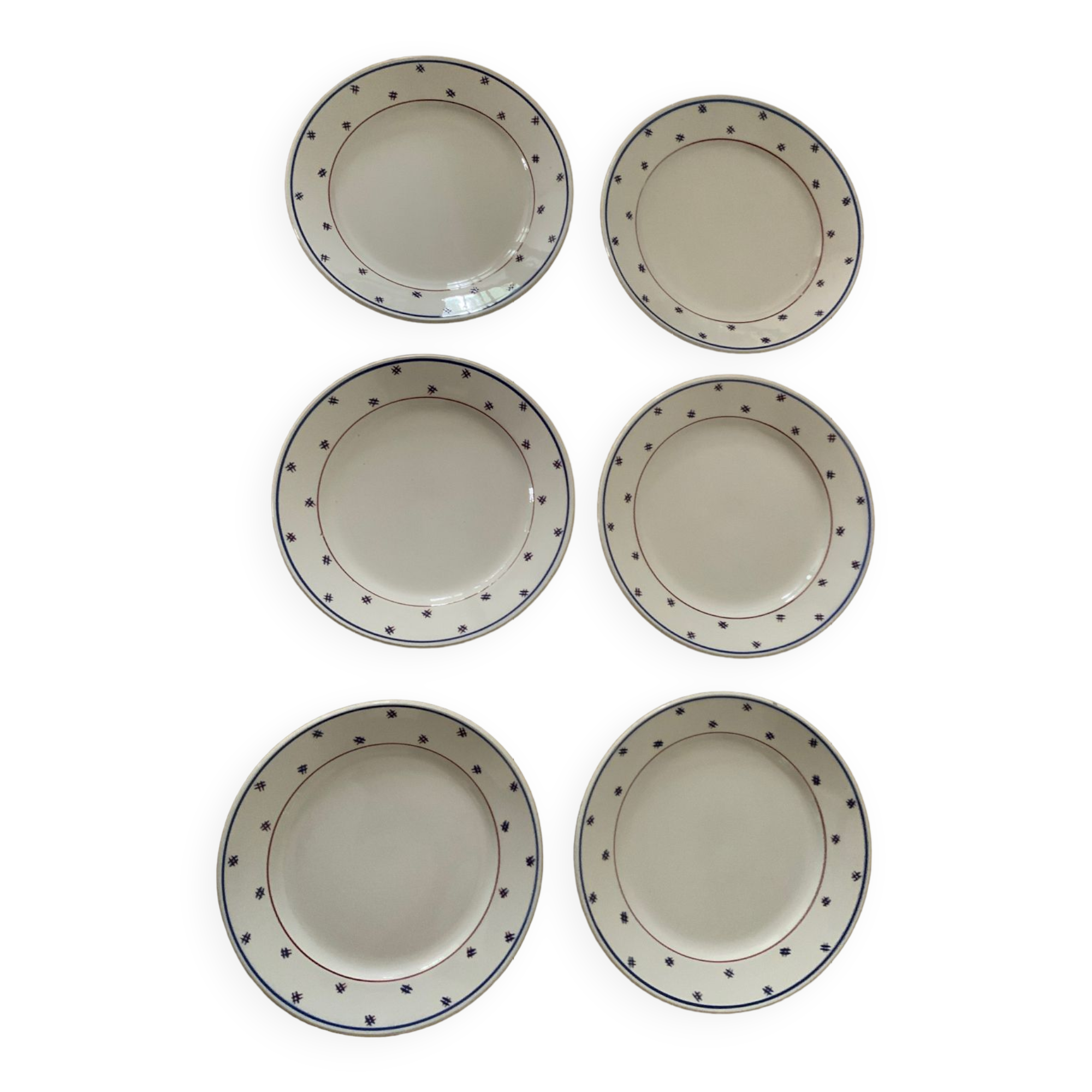 Assiettes Selency X Monoprix Croisé Laroche