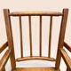 Chaise haute pour enfant en bois courbé