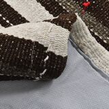 Contemporary Striped Vintage Kilim Rug, 206x304Cm