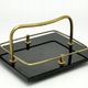 G3v art deco tray for glasses with handle