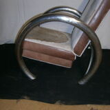 Steel armchair