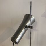 Chrome steel floor lamp 1970