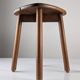 Pair of wooden stools by Pierre Gautier Delaye, France, 1960s