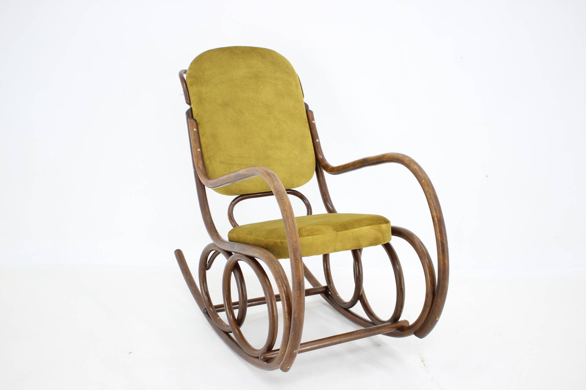 Restored Rocking Chair By Ton ,Czechoslovakia 1960s