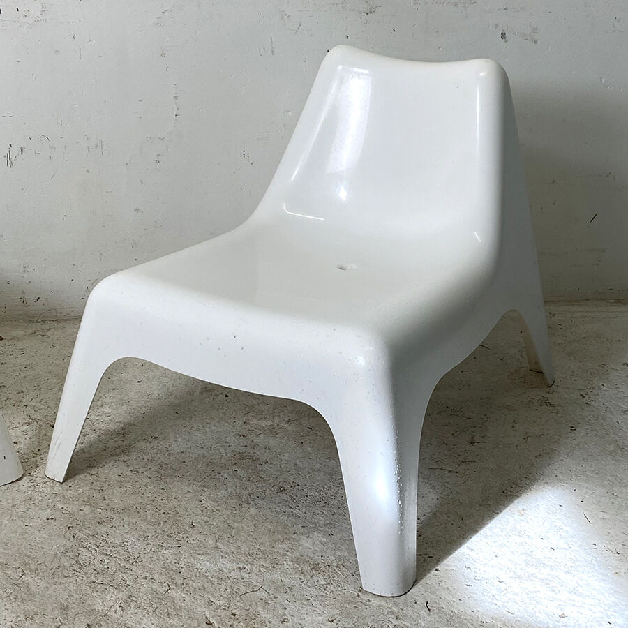 Pair of garden chairs Model VAGÖ Design Thomas Sandell for Ikea