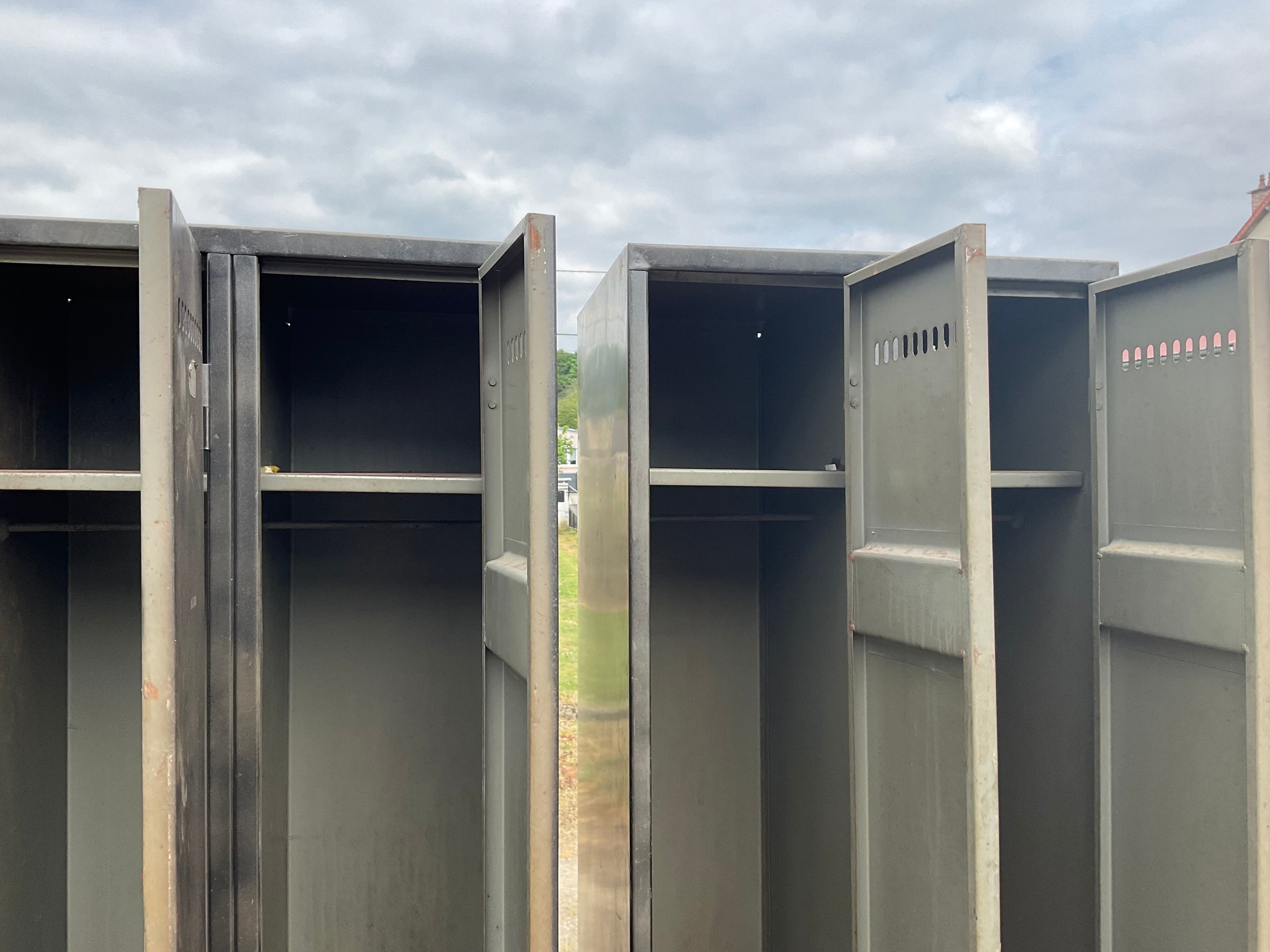 Metal cabinets