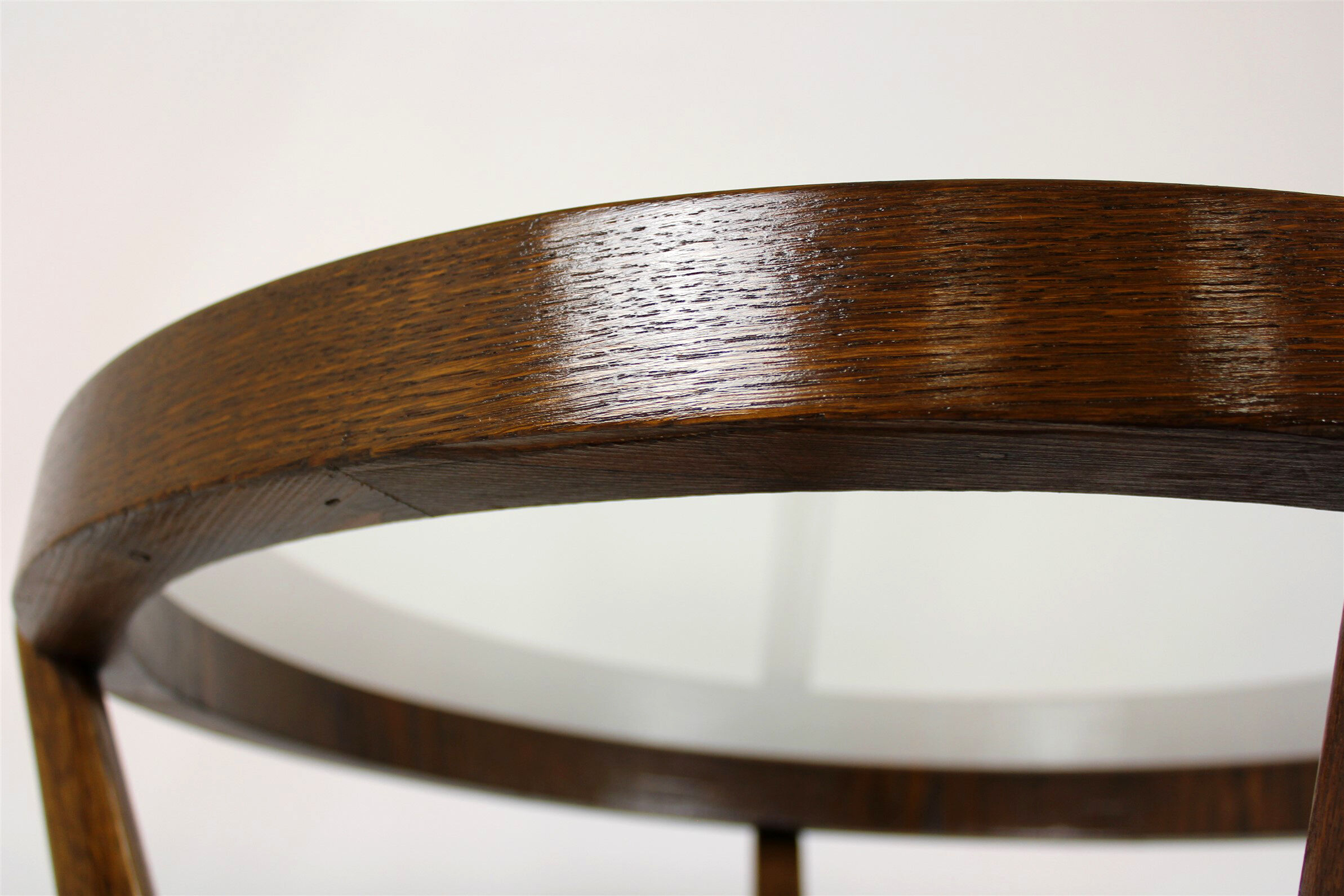 Round Coffee Table by Karel Koželka & Antonin Kropáček for Interier Praha, 1940s