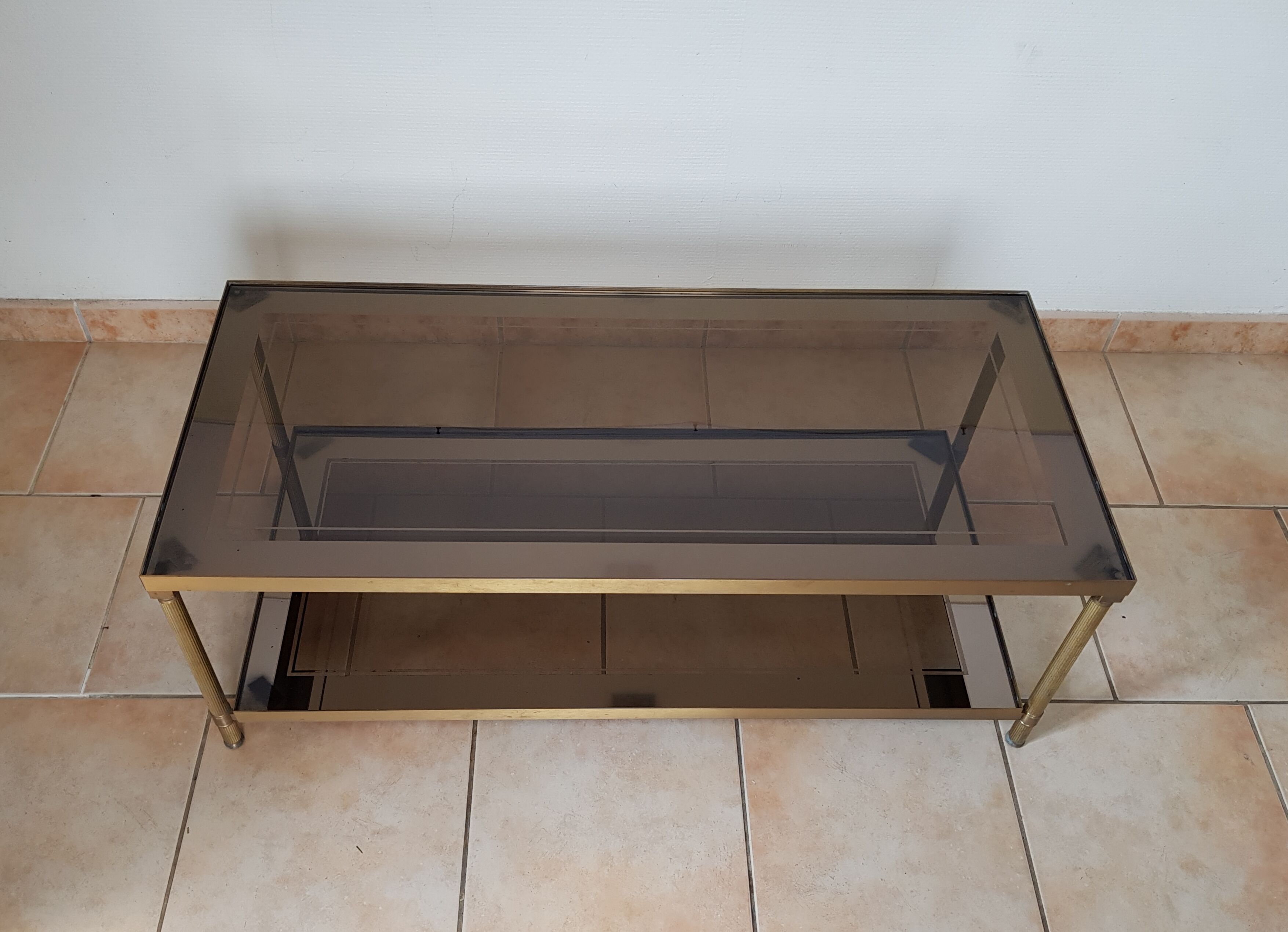 Brass coffee table 1950