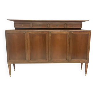 High-Quality Walnut Cabinet in the Style of Paolo Buffa, Italy