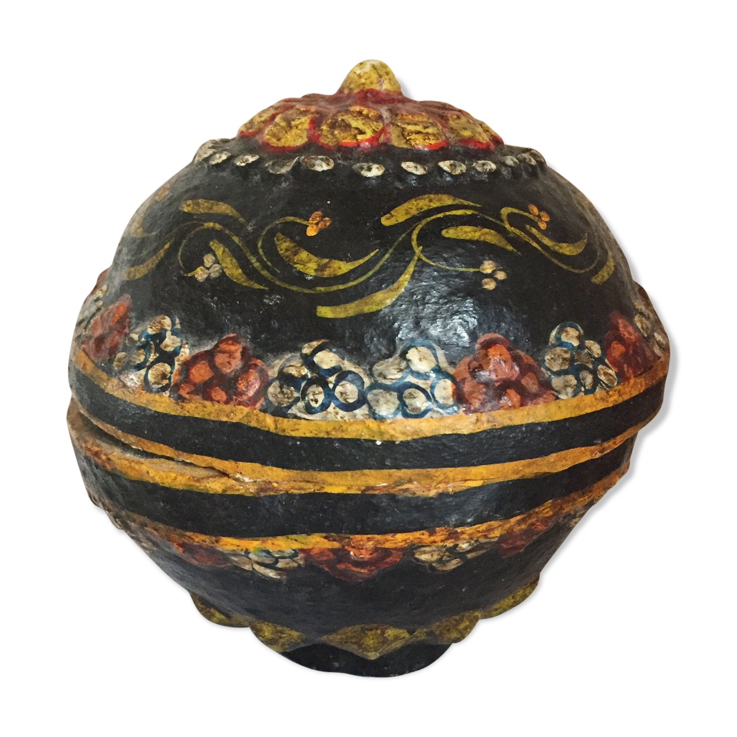 Handmade papier-mâché box