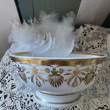 Large antique Paris porcelain bowl