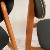 Chic vintage pair of Scandinavian chairs