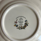 Gien decorative plate