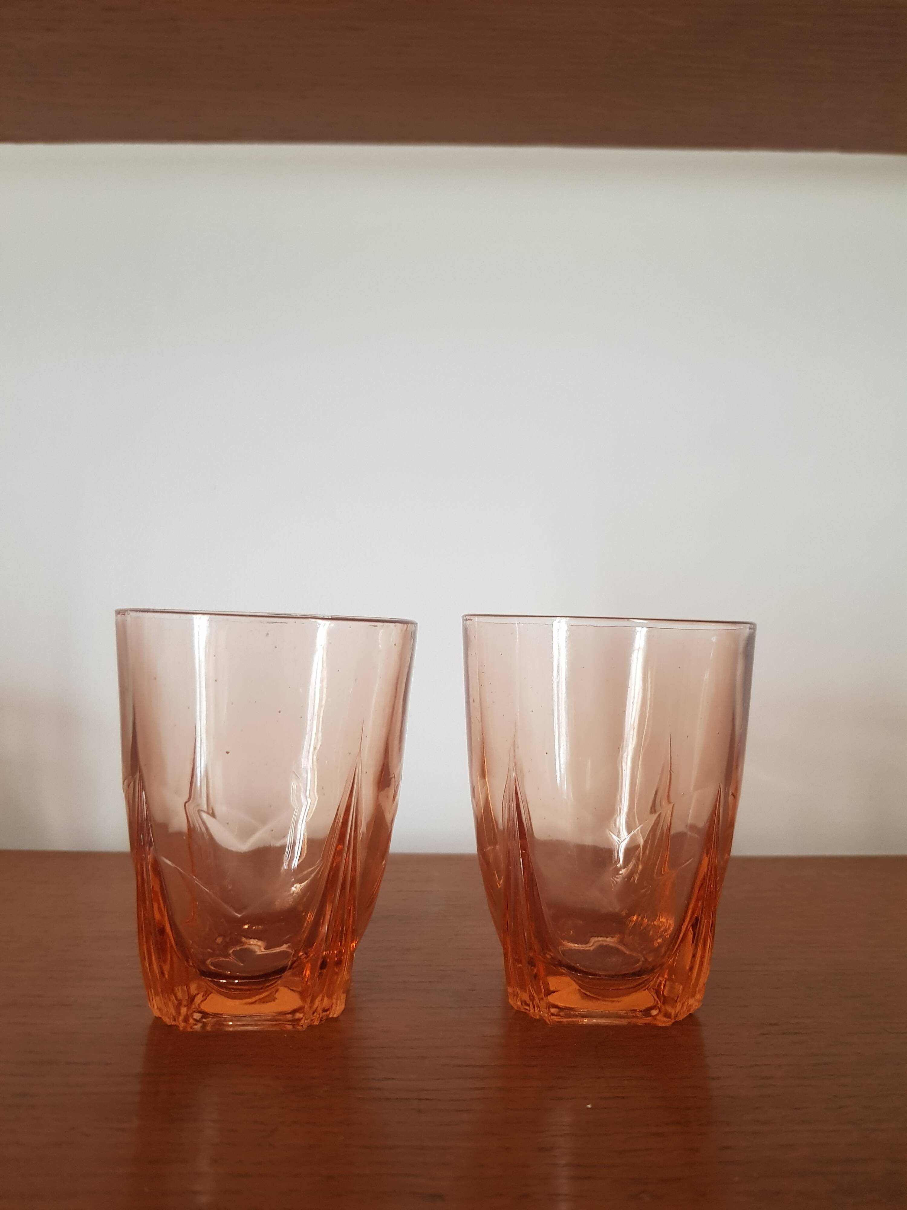 Set of 6 water glasses