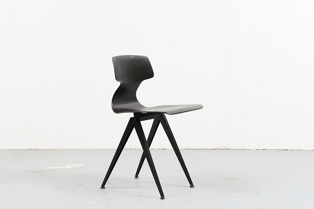 Galvanitas S14 Chair (1958) Ebony / Black