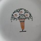 Footed plate from Longwy